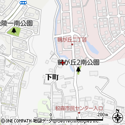 宮城県仙台市泉区松森下町21周辺の地図