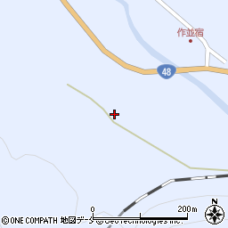 宮城県仙台市青葉区作並神ノ前東周辺の地図