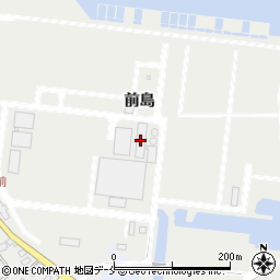 東北電力仙台火力発電所周辺の地図