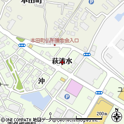 宮城県仙台市泉区市名坂萩清水周辺の地図