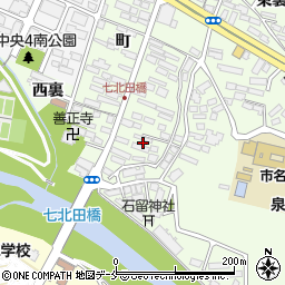 宮城県仙台市泉区市名坂町92周辺の地図