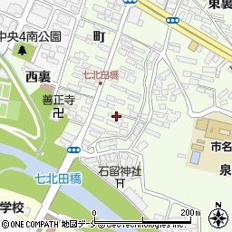 宮城県仙台市泉区市名坂町91周辺の地図