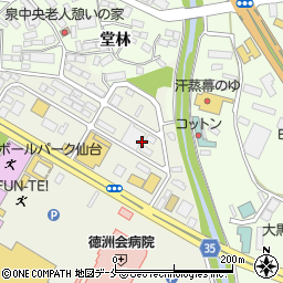 宮城県仙台市泉区高玉町周辺の地図