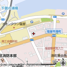 東北労働金庫新塩釜支店周辺の地図