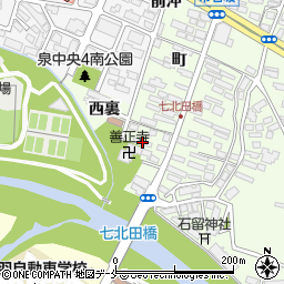 宮城県仙台市泉区市名坂町5-1周辺の地図