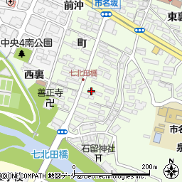 宮城県仙台市泉区市名坂町86周辺の地図