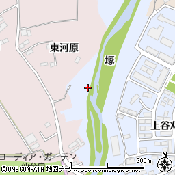 宮城県仙台市泉区上谷刈塚周辺の地図