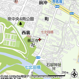 宮城県仙台市泉区市名坂町7周辺の地図