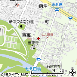 宮城県仙台市泉区市名坂町8周辺の地図