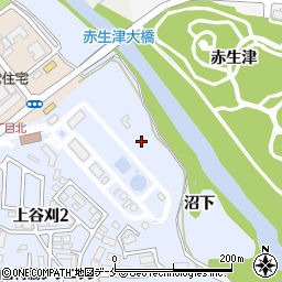 宮城県仙台市泉区上谷刈（沼下）周辺の地図