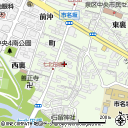 宮城県仙台市泉区市名坂町81-1周辺の地図
