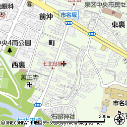 宮城県仙台市泉区市名坂町81周辺の地図