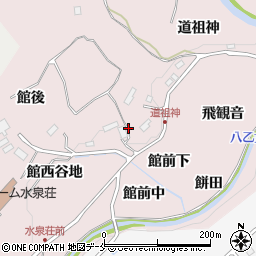 宮城県仙台市泉区実沢館屋敷周辺の地図