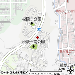 宮城県仙台市泉区松陵1丁目6周辺の地図