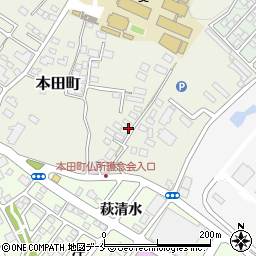 宮城県仙台市泉区本田町周辺の地図