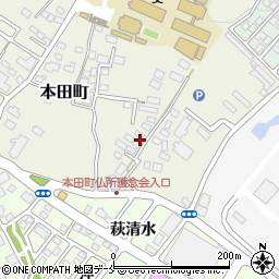 宮城県仙台市泉区本田町周辺の地図