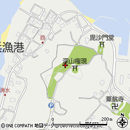 多聞山展望広場公園周辺の地図