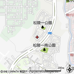 宮城県仙台市泉区松陵1丁目8周辺の地図