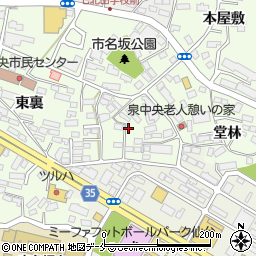 宮城県仙台市泉区市名坂万吉前周辺の地図