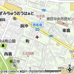宮城県仙台市泉区市名坂町69周辺の地図
