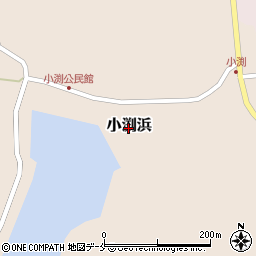 宮城県石巻市小渕浜周辺の地図