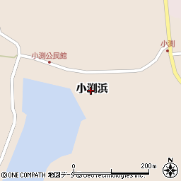 宮城県石巻市小渕浜周辺の地図