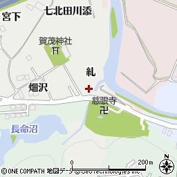 宮城県仙台市泉区古内糺周辺の地図