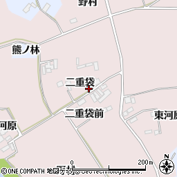 宮城県仙台市泉区野村二重袋周辺の地図
