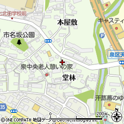 本郷生花店周辺の地図