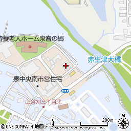 ライブラリ泉中央周辺の地図