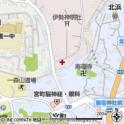 宮城県塩竈市小松崎1周辺の地図