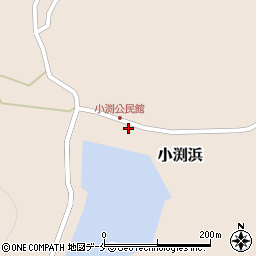 宮城県石巻市小渕浜薬師山前周辺の地図