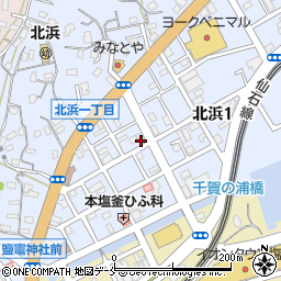 更科　本店周辺の地図