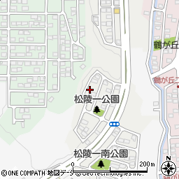 宮城県仙台市泉区松陵1丁目9周辺の地図