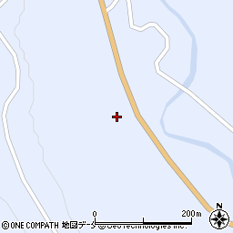 宮城県仙台市青葉区作並新坂周辺の地図