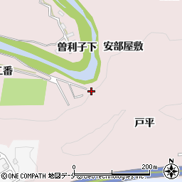 宮城県仙台市泉区実沢（戸平）周辺の地図