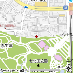 Ｂｅｌｌ　Ｃｉｔｙ　七北田周辺の地図