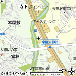 宮城県仙台市泉区市名坂窪田周辺の地図