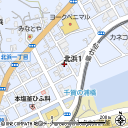 メナード化粧品・東塩釜代行店周辺の地図