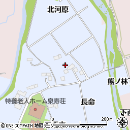 宮城県仙台市泉区上谷刈北河原周辺の地図