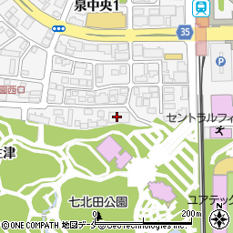ニチアス株式会社仙台支店周辺の地図