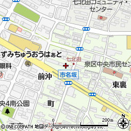 宮城県仙台市泉区市名坂町35-2周辺の地図