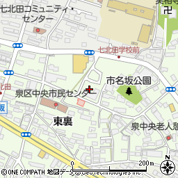 ニチイケアセンター仙台市名坂周辺の地図