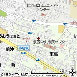 宮城県仙台市泉区市名坂町53-4周辺の地図