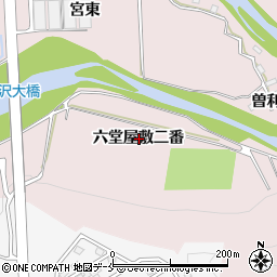 宮城県仙台市泉区実沢六堂屋敷二番周辺の地図
