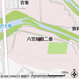 宮城県仙台市泉区実沢（六堂屋敷二番）周辺の地図