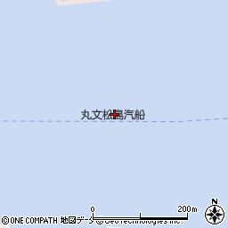 塩竈港周辺の地図