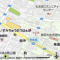 宮城県仙台市泉区市名坂町37-1周辺の地図