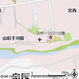 宮城県仙台市泉区実沢丸子淵周辺の地図