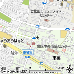 宮城県仙台市泉区市名坂町51周辺の地図